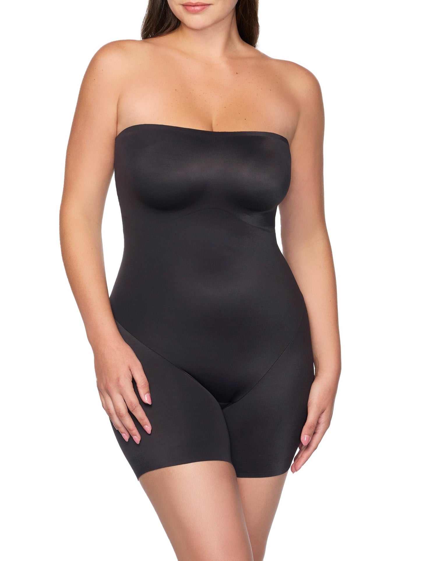Dress Rehearsal Strapless Mid-Thigh Shaping Bodysuit