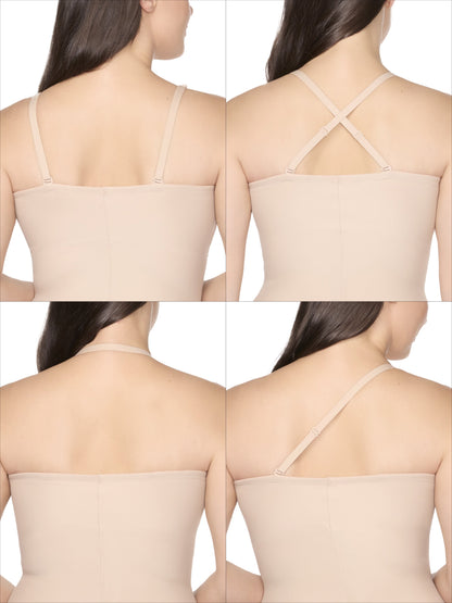 Shaping Strapless Slip with LYCRA  print technology